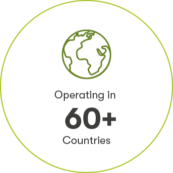 Operating in 60+ Countries